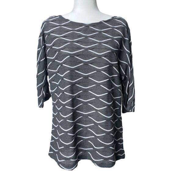 Lot of 3 Womens Dressbarn Fall Winter Tops Blouses T-Shirt 3/4 Sleeve Size Large - Picture 8 of 10